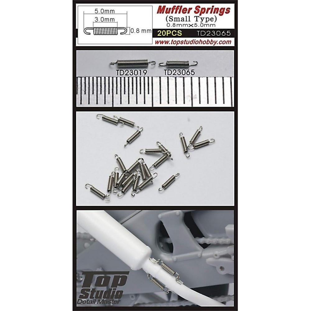 Top Studio Td23065 Muffler Springs  Small  20pcs Detail Up 1 12