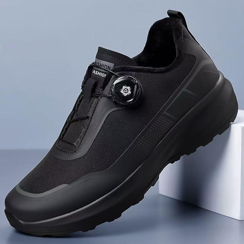 Summer Breathable Outdoor Mountaineering Off-road Black Rotating Button Travel Sports Thick-soled Breathable Running Tide Shoes
