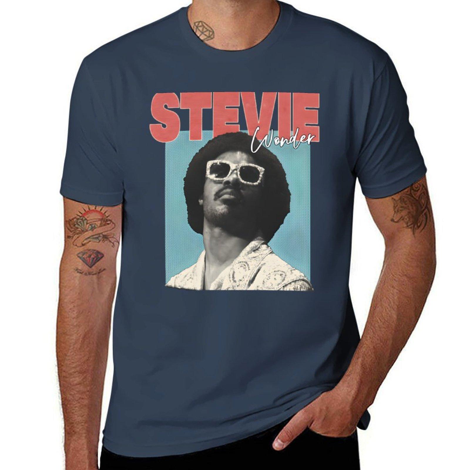 Stevie Wonder TShirt Breathable Sportswear TShirt for Unisex S