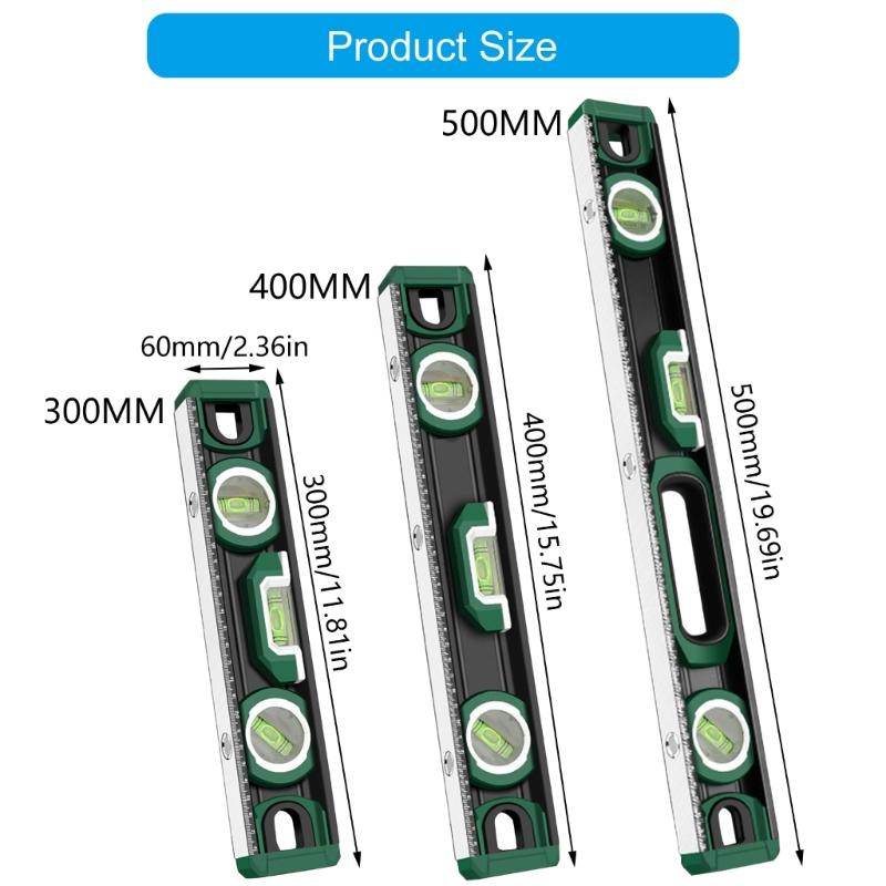 Magnetic Aluminum Level Tool High Precisions Level Tool for Precisions Measuring In Homes Improvement & Carpentry Projects