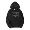 2024 Man Woman Casual Custom Printed Text DIY Hoodie Customized Logo Personalized Hoody Custom Hoodies Text Logo Sweatshirt