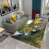 Ferocious Leopard Carpet Living Room Coffee Table Bedroom Area Floor Mats Room Bedside Rugs Kitchen Bathroom Non-slip Door Mats