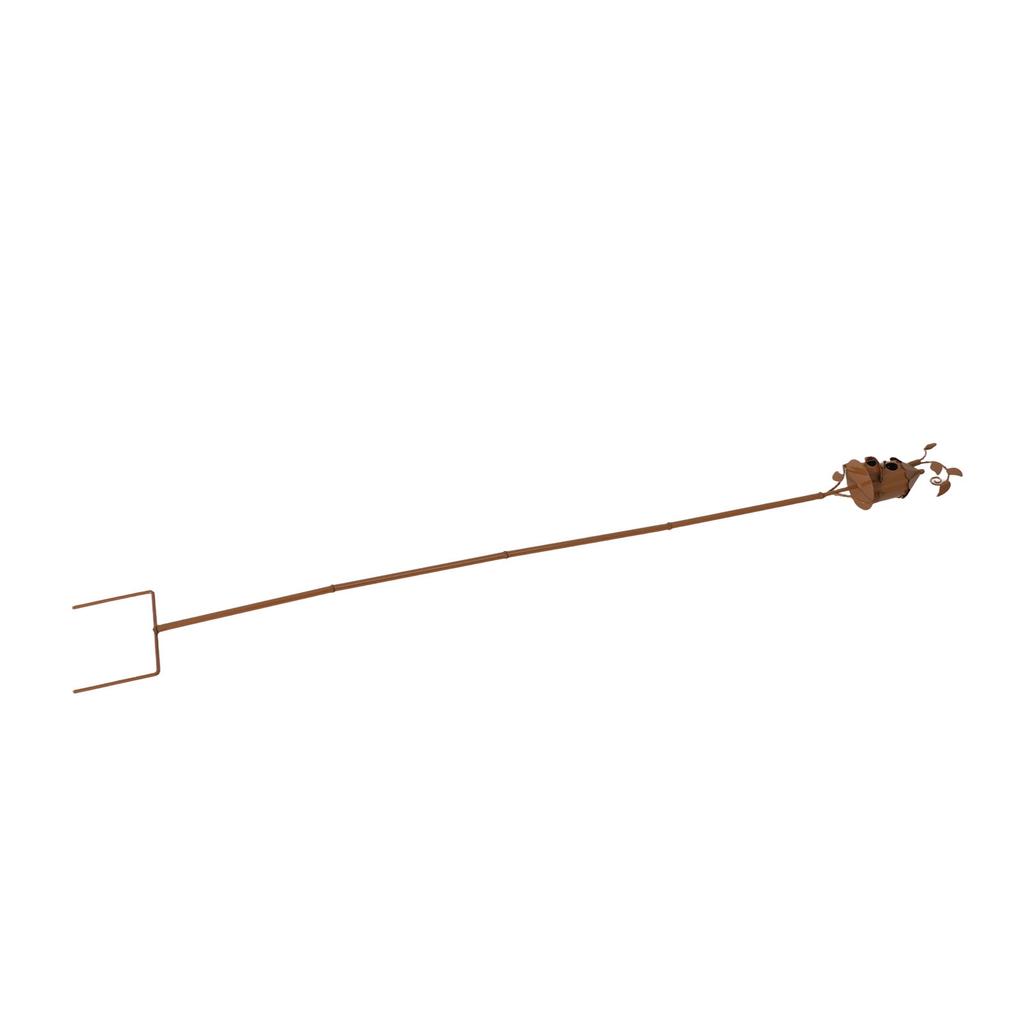 Metal Bird House for Outside with Pole Garden Decorative Birdhouse Stake for Outdoor Yard Decoration