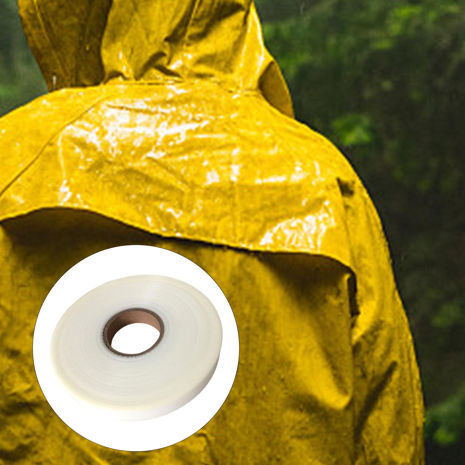 

25mm Seam Sealing Tape Hot Melt Clear Iron On Tape 100Meter for Waterproof PU Coated Fabric Tent Clothing Outdoor Tools білий