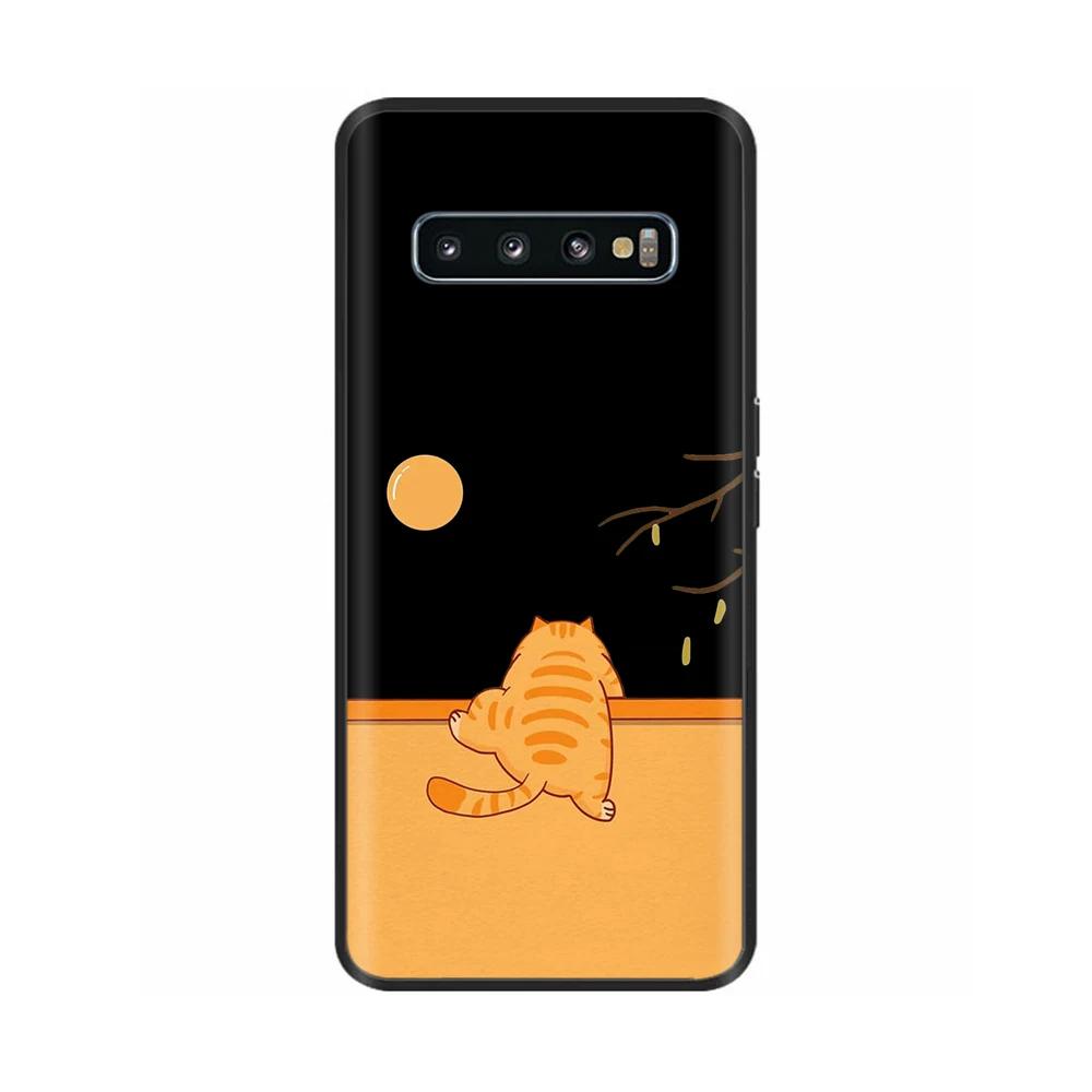 Shockproof Cover For Samsung Galaxy S10 Phone Case Animals Painted Shell For Samsung S10 Plus S10+ S 10 Soft Silicone Back Cover