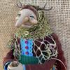 Hot Good Luck Kitchen Witch Doll Charm Home Charming Witch Doll Handmade Witch Doll Festive Antique-Inspired Decor