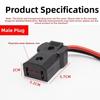 Waterproof Electric Vehicle Scooter Charging Universal Tricycle Battery Charger  Plug Accessory