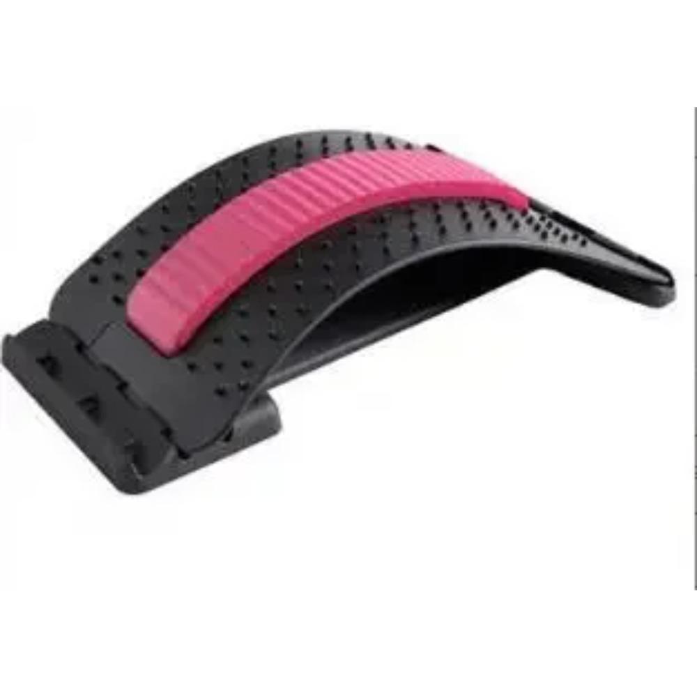 

Четырехуровневый регулируемый массажер с тренажером для спины, пластиной для поддержки талии и шеи, инструмент для помощи в йоге, синий и фиолетовый розовый