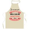 Kitchen Apron - Superwoman Basketball Player - Humorous Superwoman Print - Durable Cotton - Adjustable Ties