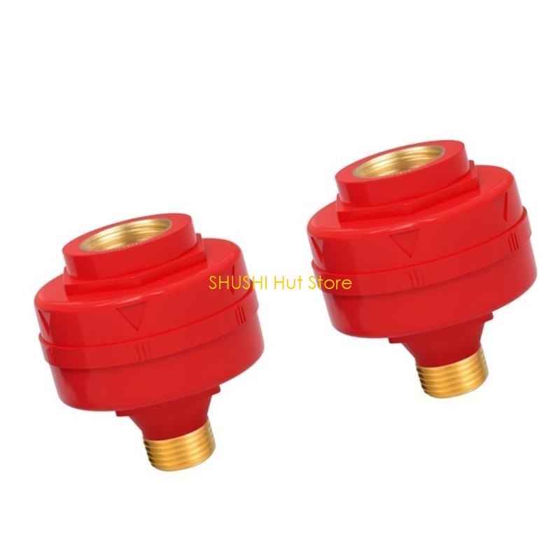 2 Pieces Without Shock Safety Valves for Kitchen Supplies and Bathroom Use D57B