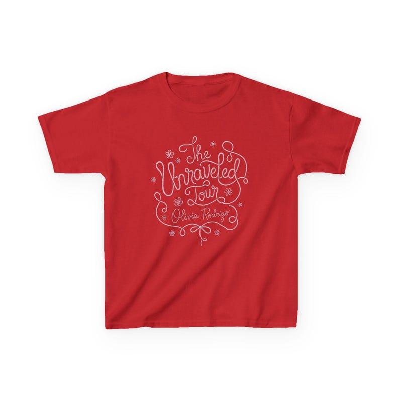 T-shirt Merch Tour di Olivia Rodrigo Tour Concerto Donna Uomo Oversize Manica Corta Grafica Pop Music Comoda Traspirante Abbigliamento Femminile Maschile