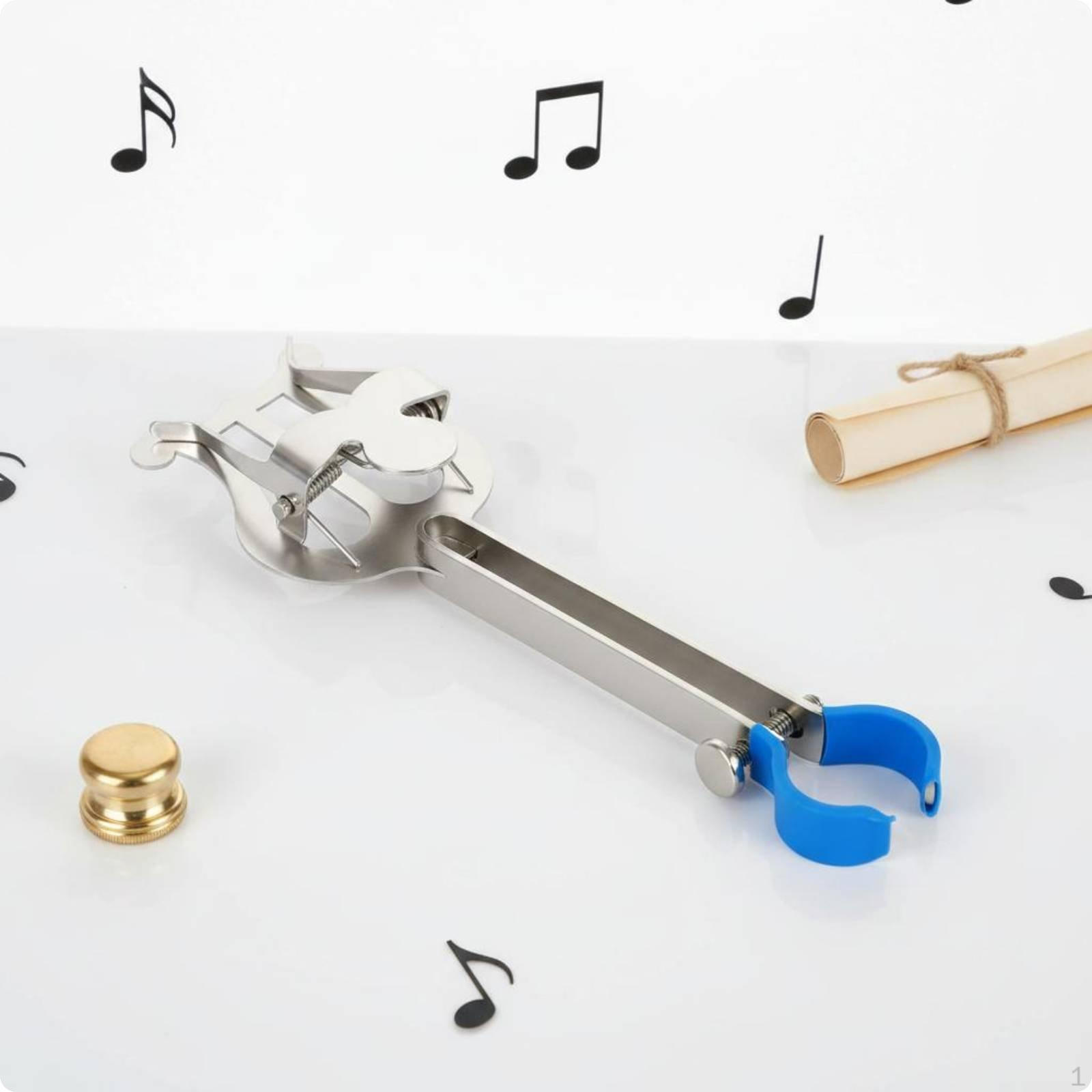Trumpet Lyre Clamp Portable Music Clip Adjustable Brass Instrument for Beginners,