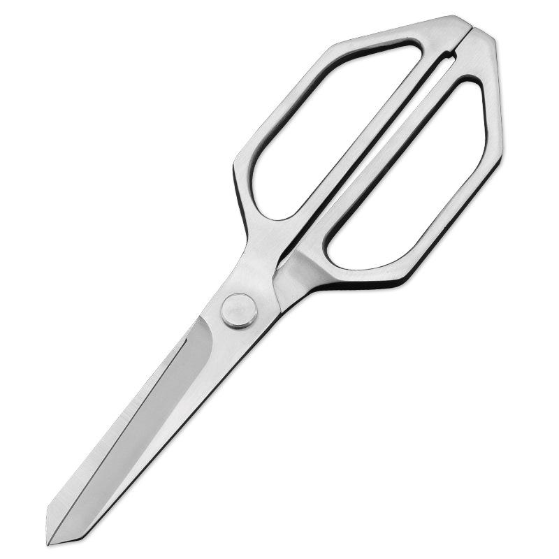 4CR13 Stainless Steel Strong Power Barbecue Chicken Bone Kitchen Scissors Household Vegetables Fish Cutting Tool