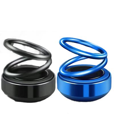 Car Aroma Decoration Solar Rotating Ornaments Defroster Car Interior Double