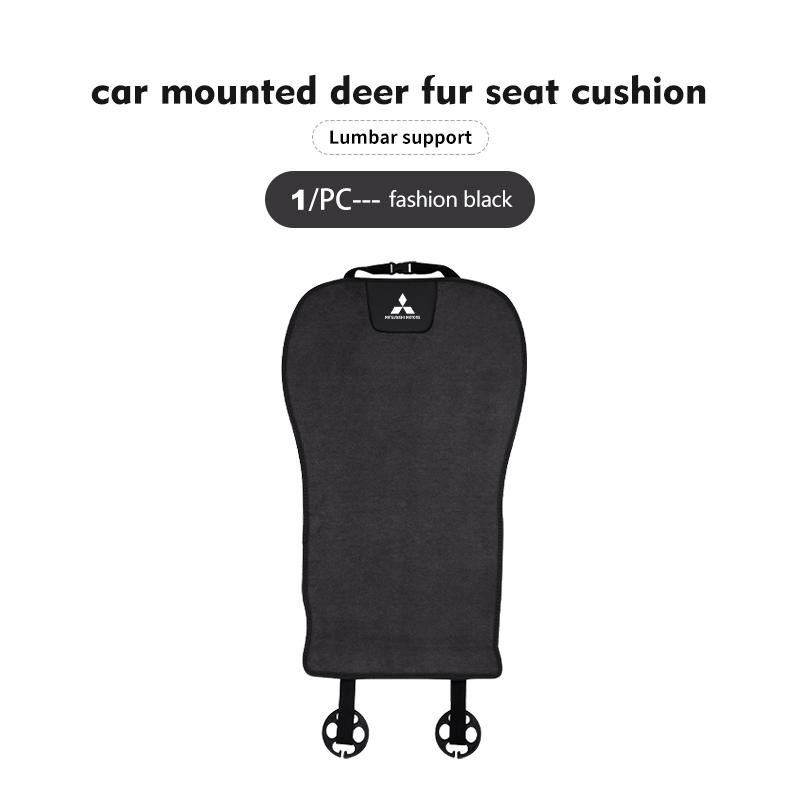 dnsh2 Car Logo Seat Cover Anti Scratch Seat Protector Cushion Auto Accessories For Mitsubishi Outlander Pajero Sport Lancer EX ASX