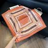 New versatile fashion silk small square scarf professional scarf silk scarf spring and summer matching scarf temperament simple silk scarf
