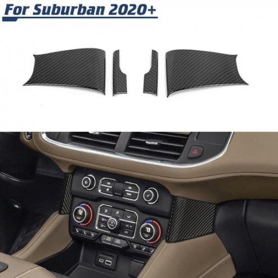 2X Center Console Side Decor Trim Cover Plate For Chevy Suburban 20+ Tahoe +