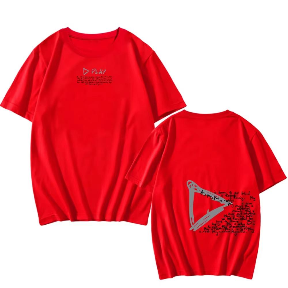Camiseta De Vero 2026 Ed Sheeran Play Com Estampa Do Novo Lbum Camisetas Da Moda De Unisexga Curta Adequada Para Hounisexs E Mulheres