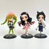 Demon Slayer Kamado Tanjirou Pvc Figurines With Anime Characters Display For