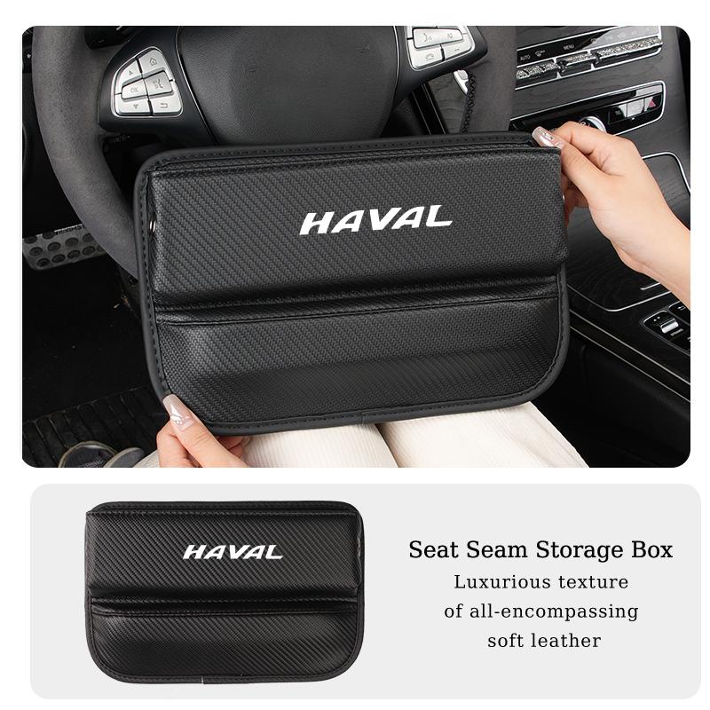 Car Seat Gap Organizer Storage Box Leather Crevice Side Pocket Accessories For Great Wall Haval F7 H6 H2 H3 H5 H7 H8 H9 M4 F7X