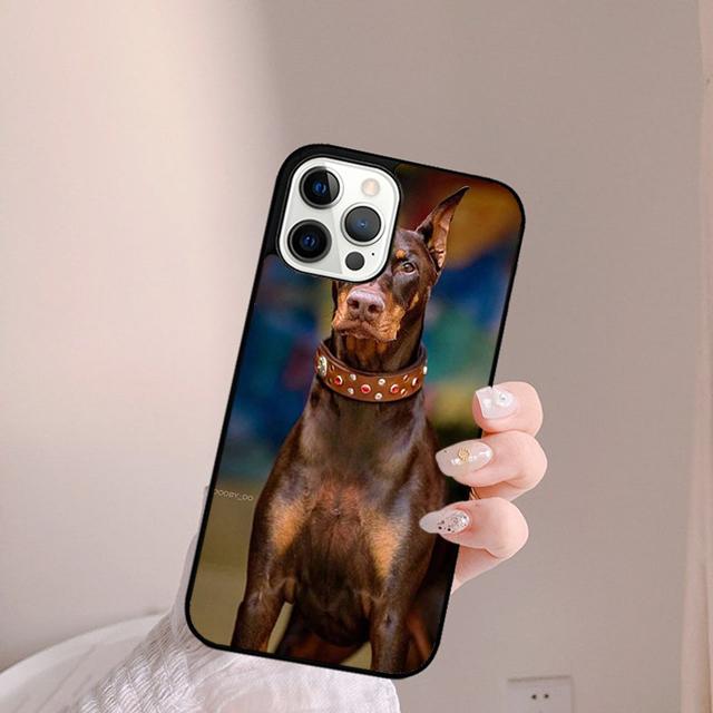 CUTE DOBERMAN DOG BREED phone Case Cover For iPhone 17 Air 16 15 14 Plus apple 16 11 12 13 Pro Max coque