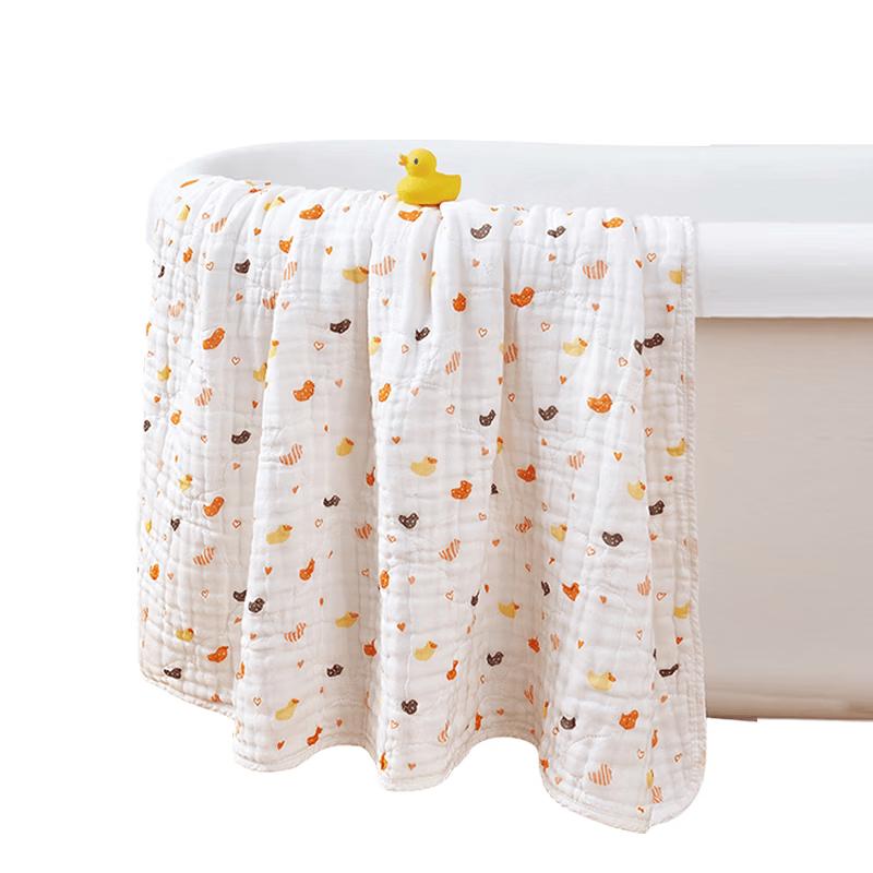 PurCotton Baby Pure Cotton Gauze Bath Towel
