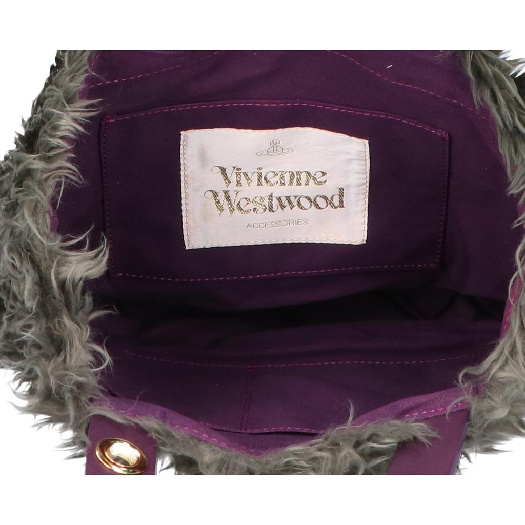 Vivienne Westwood [Good condition] Faux fur Tote Bag grayUsed
