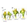 Miniature Frogs Figurines Plant Decoration for Pot,Frogs Garden Decors Frogs Statue Planter Huggers for Flower Ornament