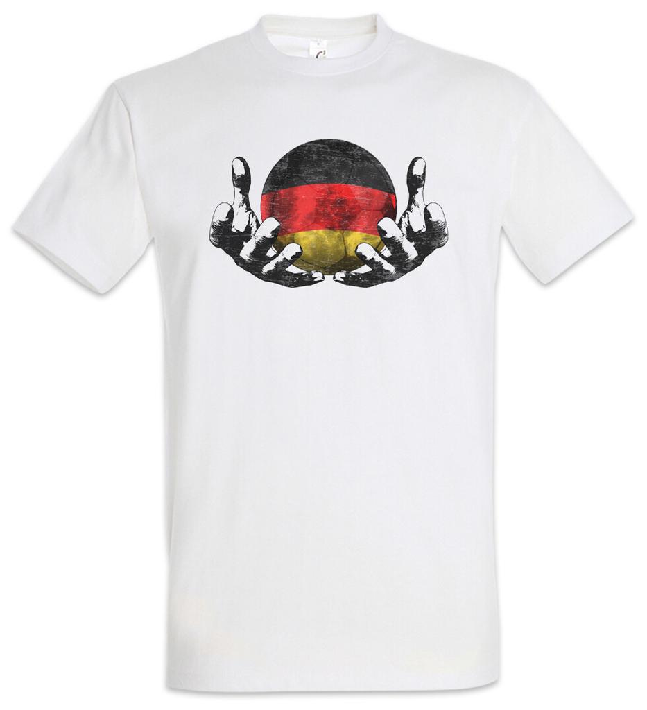 Deutschland Fußball Magischer Ball Herren T-Shirt Herren Damen T-Shirts Oberteil Deutschland Deutschland Flagge Deutsch