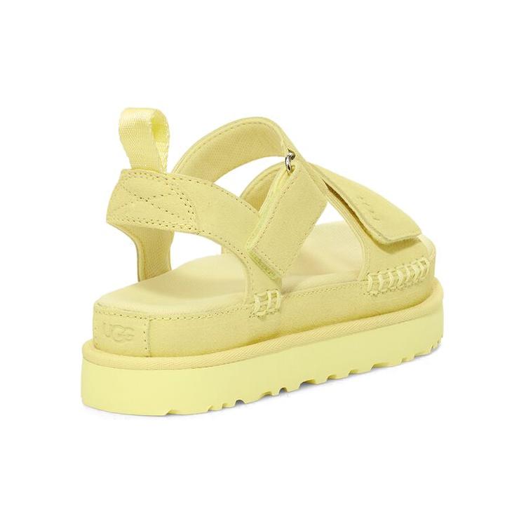 (WMNS) UGG Goldenstar Platform Sandal 'Lemon Yellow' Women's 1117954-LELI