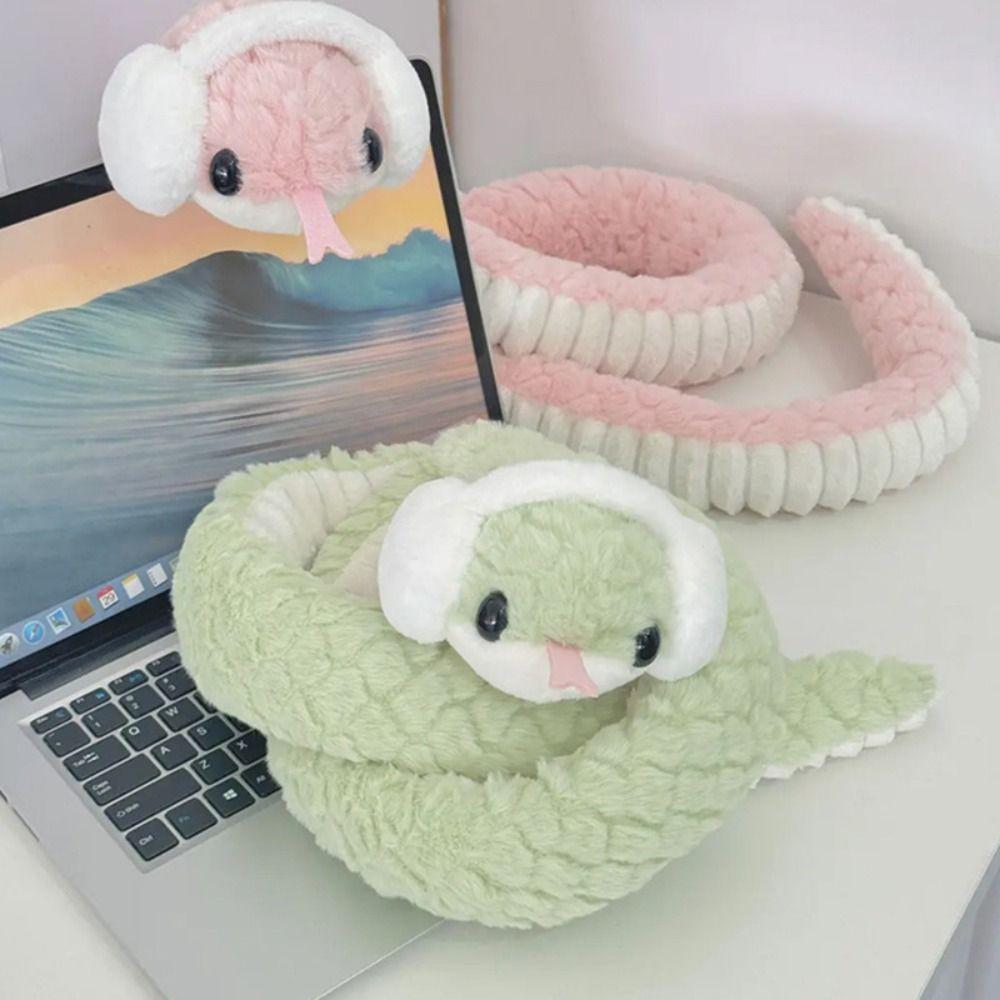 Little Snake Year of The Snake Plush Toy Wrap Around Arm Snake Animal Doll  Children Gift