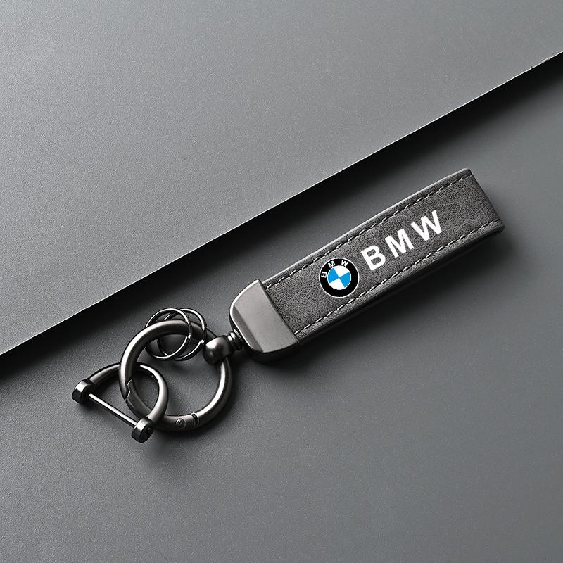 Car Leather Zinc Alloy Keychain Microfiber Key Chain Gift For BMW Performance E46 E30 E36 E39 E46 E87 E90 X1 X2 X3 X5 X7 Emblem Jbhv81