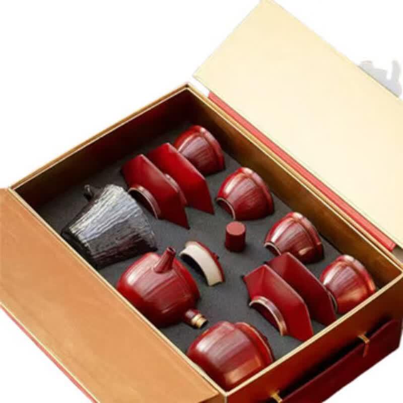 Bo Ren Shu Auspicious Start Ceramic Tea Set