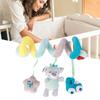 Infant Spiral Activity Toy Hanging Baby Crib Plush Toys for Stroller Crib Car Seat