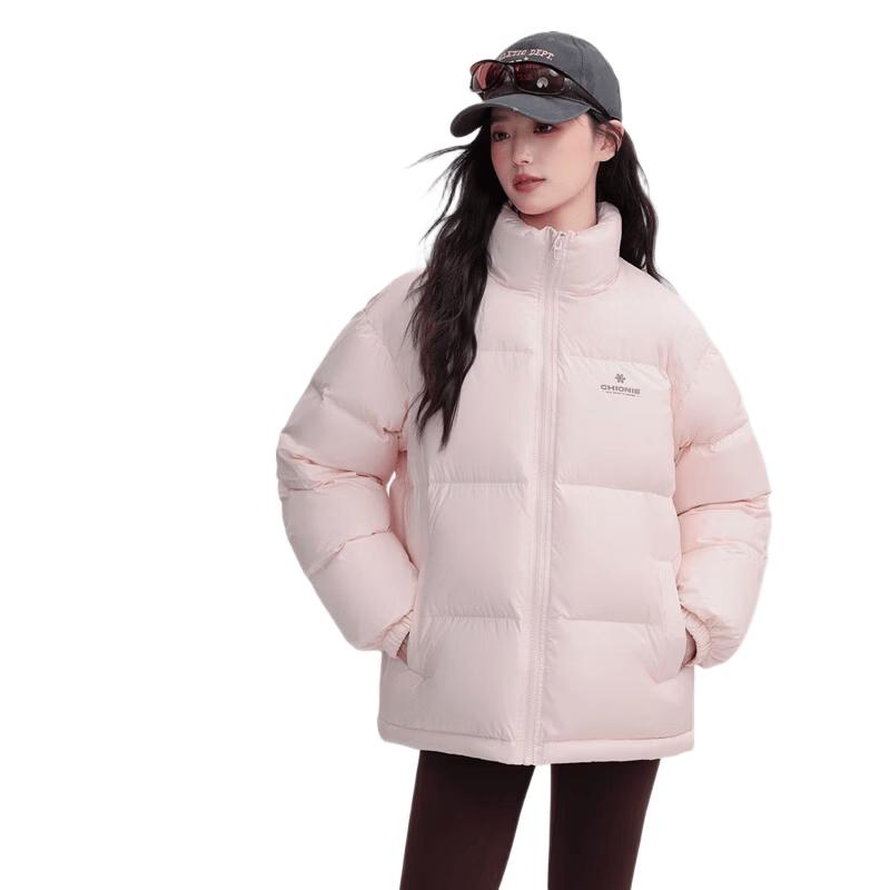 YAYA Snowflake Series Women's Short Stand-Collar Puffer Jacket