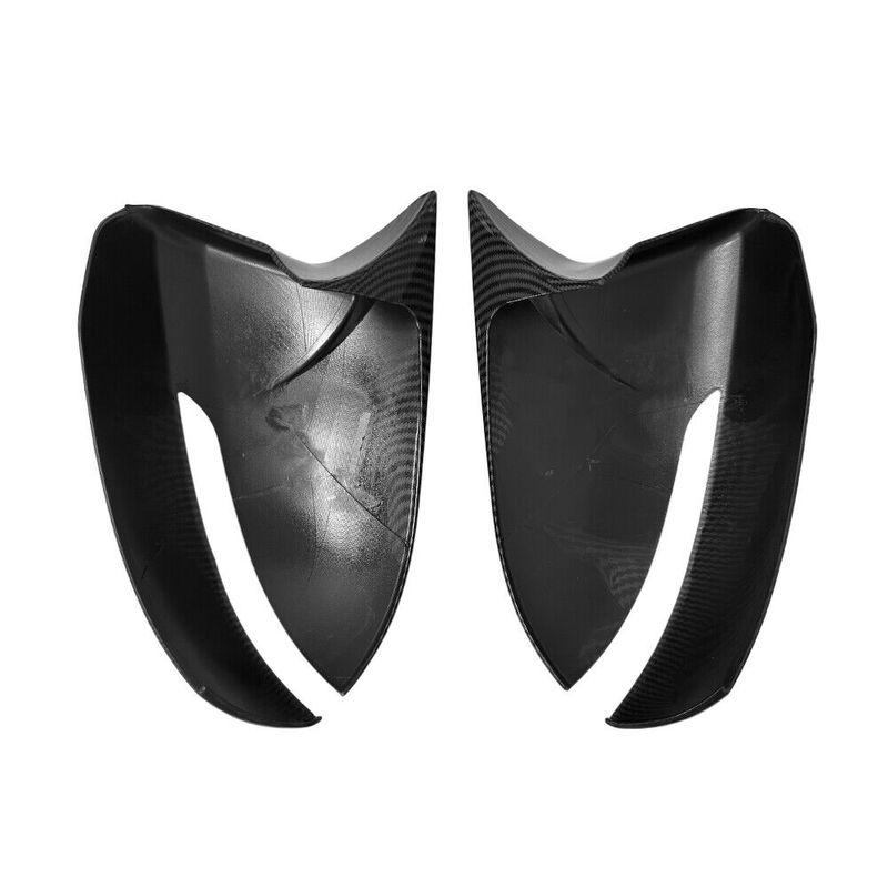 For Kia Sportage KX5 2011 2012 2013 2014 2015 ABS Car Rearview Side Mirror Cover Wing Cap Exterior Door Trim Adhesive Sticker