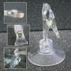 5Pcs Suction Cup Clips Stable Multi-use Transparent Wall Mount Round Suction Clamp Holder Household Supplies