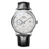 LOBINNI Men's Automatic Watch, Stainless Steel, 50m Waterproof, Mechanical Watch, Sapphire Mirror, Leather Band, Week/Date Display (Men's