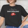 Swiss Switzerland Flag Accessories Unisex T Shirt Pure Cotton Tee Graphic Printed Tshirt Clothing
