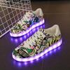 Leuchtende Schuhe, fluoreszierende Schuhe, Gezeitenschuhe, Kinderschuhe, Outdoor, leuchtende Schuhe, Mode