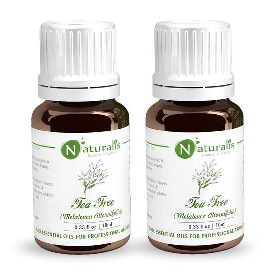 Naturalis 100% Pure & Natural Essential Oil Tea Tree Oil - 10Ml Pack of 2 10ML