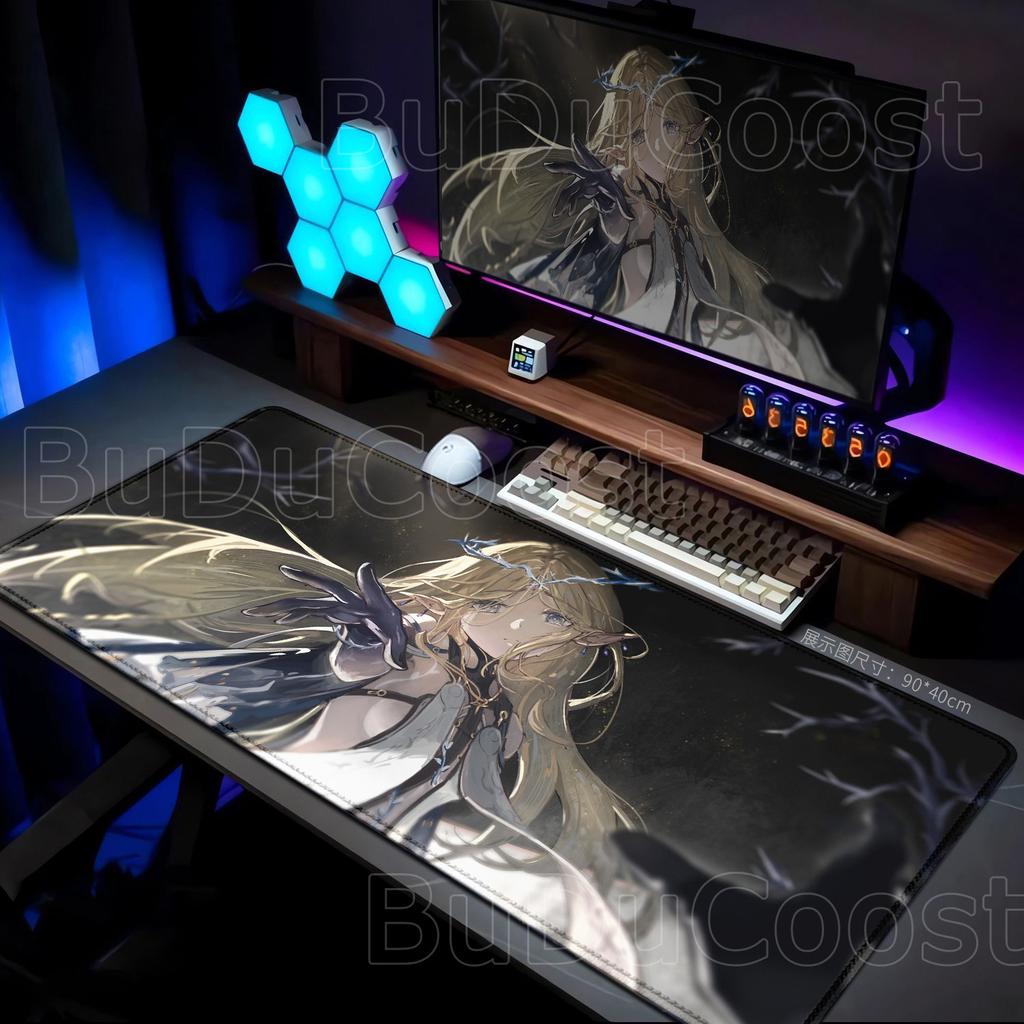 New HD Cool Wallpaper Wuthering Waves Cartethyia Mouse Pad XXL Gamer Keyboard Mat Gaming Desk Laptop Mousepad PC Carpet Mousepad