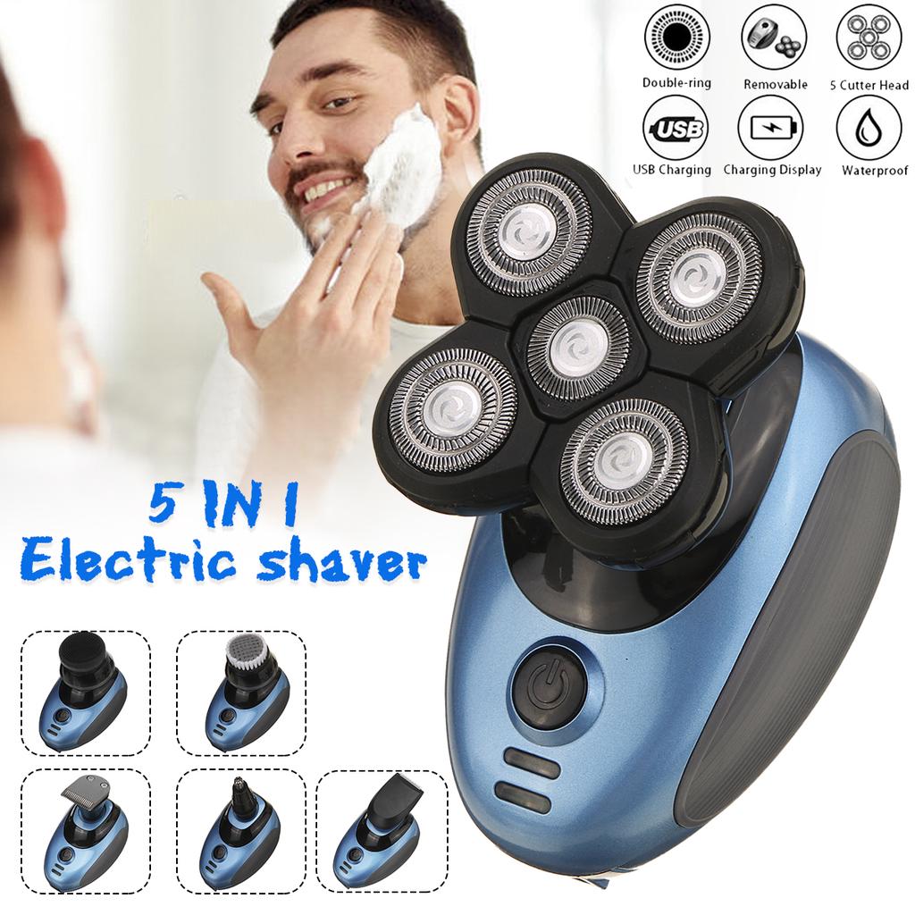 Buy 5 IN 1 4D Rotary Multifunctional Grooming Kit Electric Shaver Blue For Men Electric Razor Rechargeable Bald Head Shaving Machine Beard Trimmer at affordable prices — free shipping, real reviews with photos — Joom Buy 5 IN 1 4D Rotary Multifunctional Grooming Kit Electric Shaver Blue For Men Electric Razor Rechargeable Bald Head Shaving Machine Beard Trimmer at affordable prices — free shipping, real reviews with photos — Joom