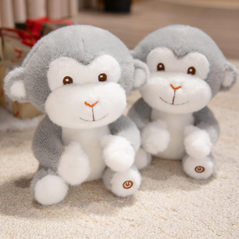 Luminous Elephant Monkey Plush Toy Doll for Kids - Ideal Birthday Gift for Girls