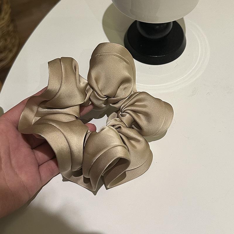 Elegant French-Style Elastic Hair Band: Durable, Exquisite, No-Damage Large Intestine Ponytail Headband