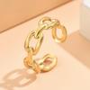 Adjustable Stainless Steel Chain Ring – Personalized & Versatile INS Style