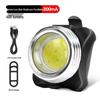 USB Rechargeable COB Bike & Scooter Safety Light Set - Waterproof & Creative Design