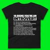 10 Anzeichen, dass Sie ein Introvertierter sind Damen T-Shirt Herren Oberteile T-Shirts Unisex