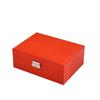 Double Layer Leather Jewelry Box with Lock - Large Capacity for Rings, Necklaces, Bracelets, and Earrings