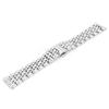 Stainless Steel Watch Band Silver       Clasp Replacement Watchband